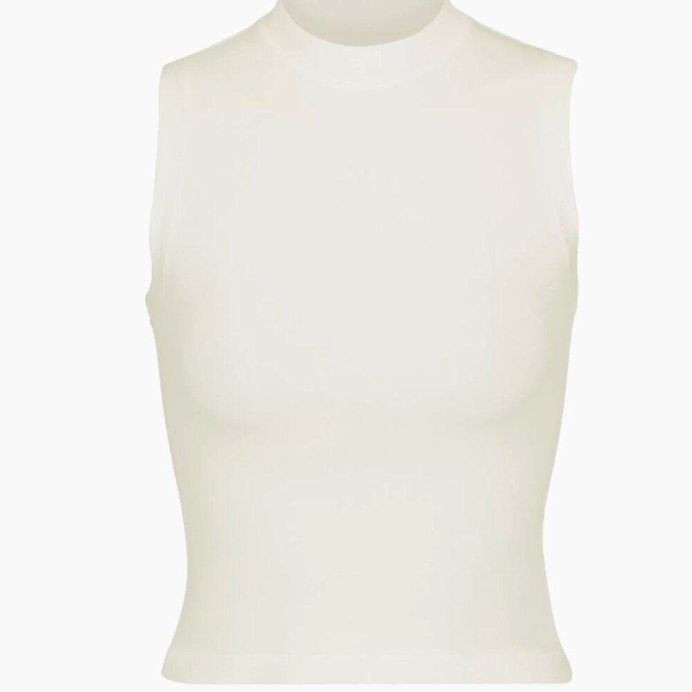 Skims Bone Mockneck Tank
